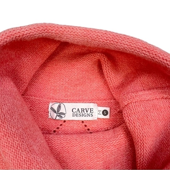 Carve Designs Rockvale Deux Sweater Tunic Grapefuit Heather Size S - Picture 6 of 11